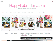 Tablet Screenshot of happylabradors.com